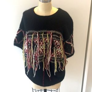 Isabel Marant Etoile OS fringed sweater